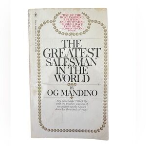 OG Mandino The Greatest Salesman in the World Vintage BookTok Self Help Classic
